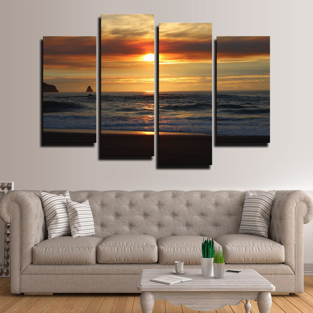 Oregon Coast Sunset Wall Art