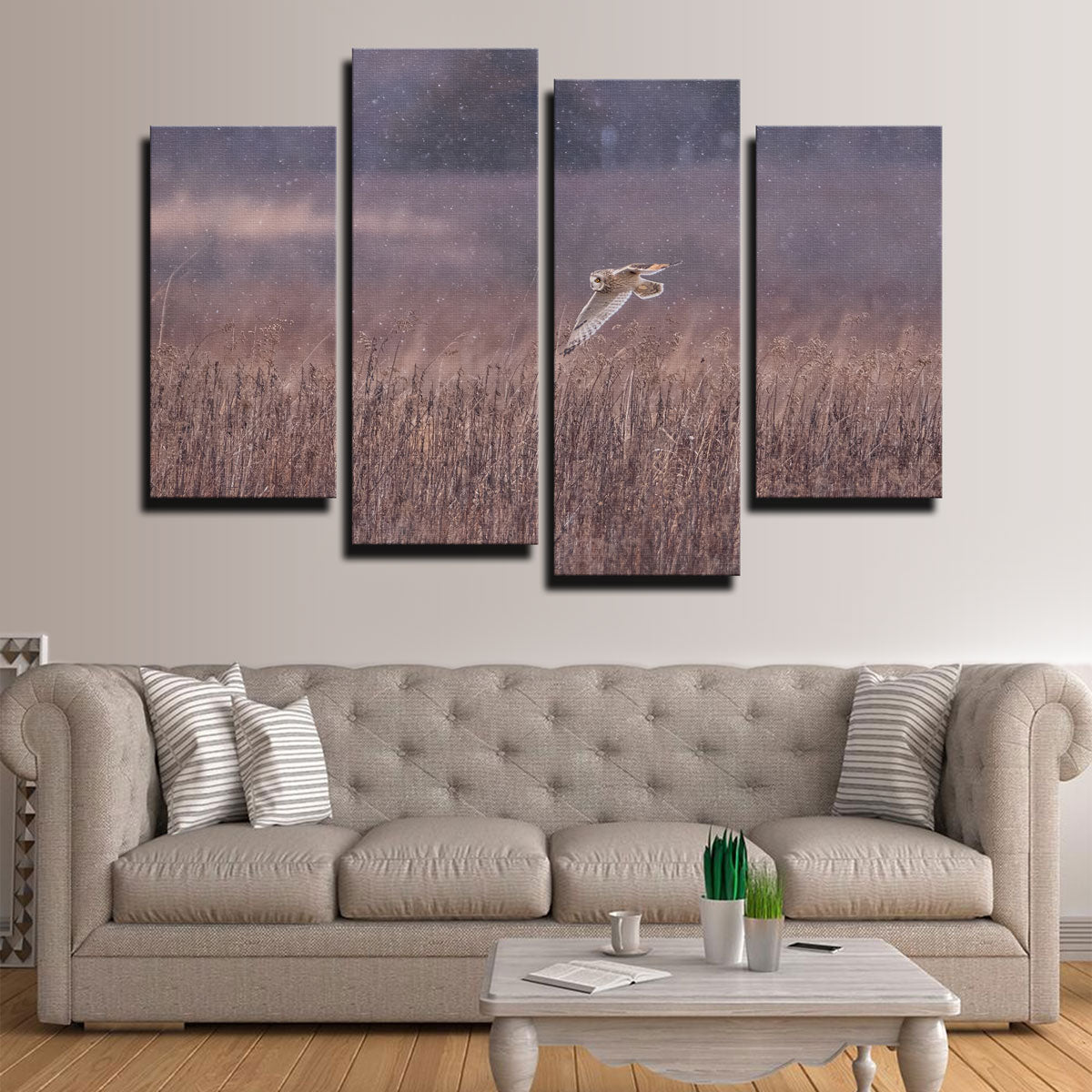 Owl in the Snow Wall Art