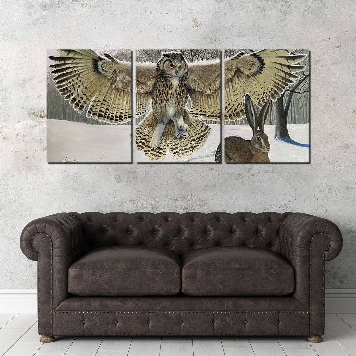 Owl on the Hunt Wall Art