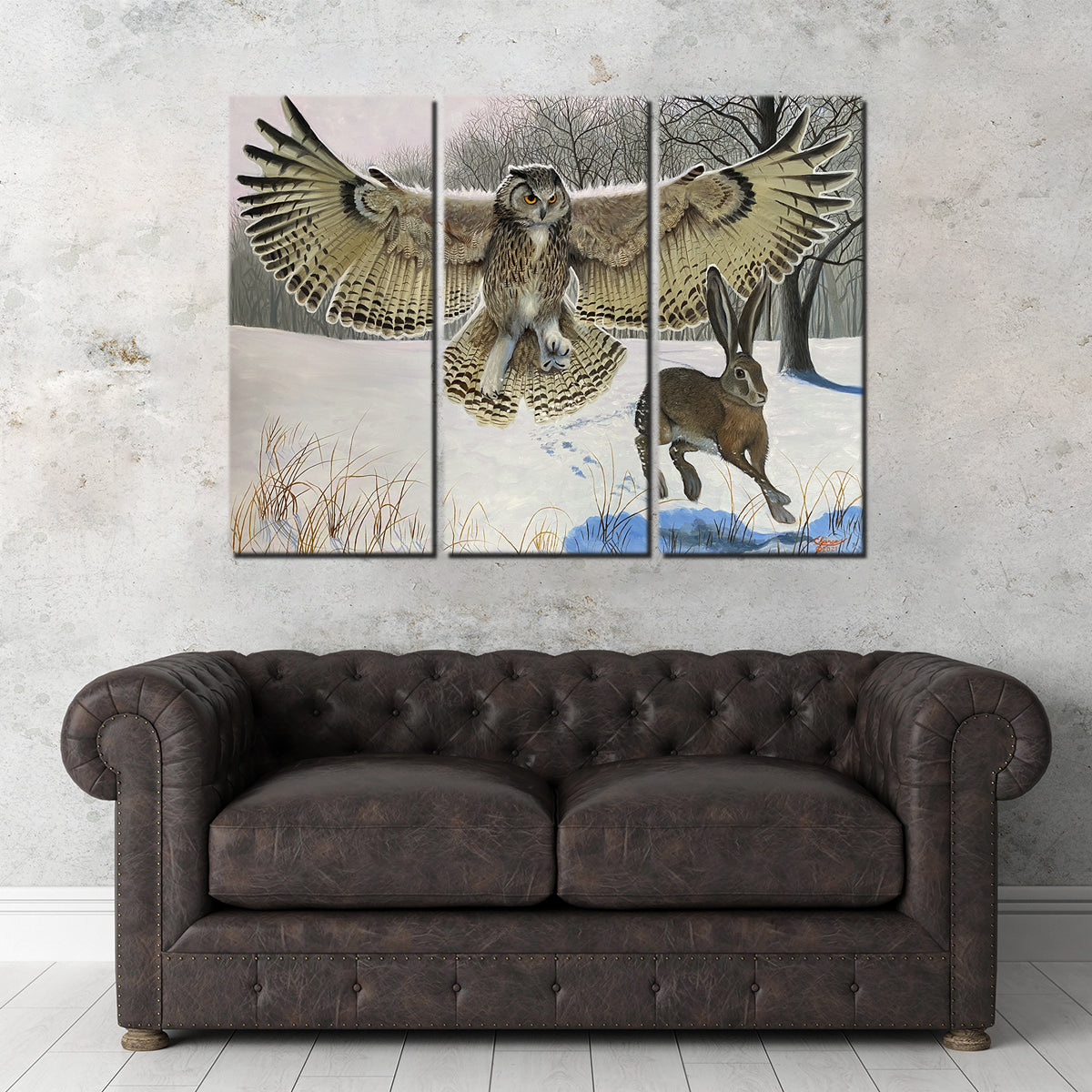 Owl on the Hunt Wall Art