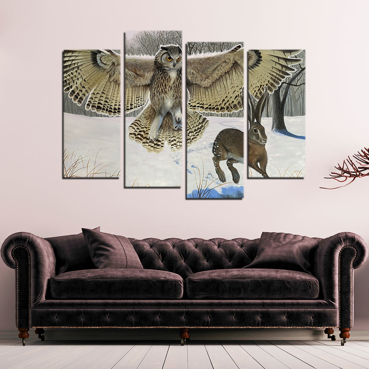 Owl on the Hunt Wall Art