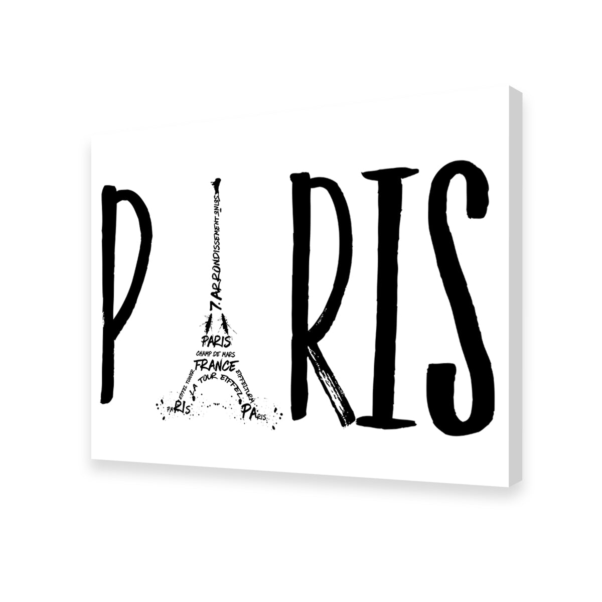 PARIS Typography Wall Art