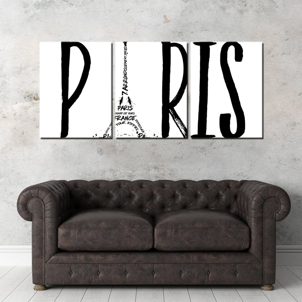 PARIS Typography Wall Art