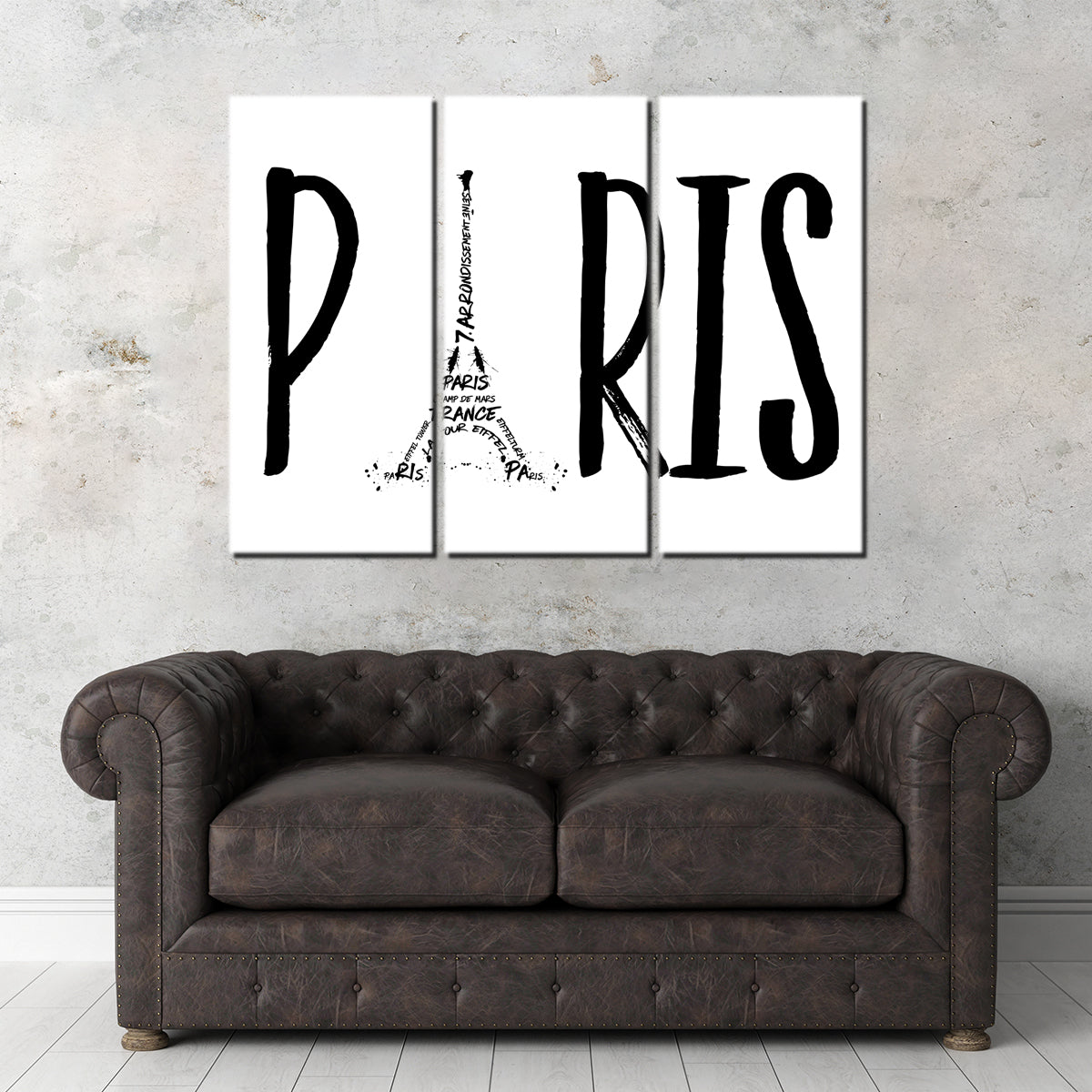 PARIS Typography Wall Art