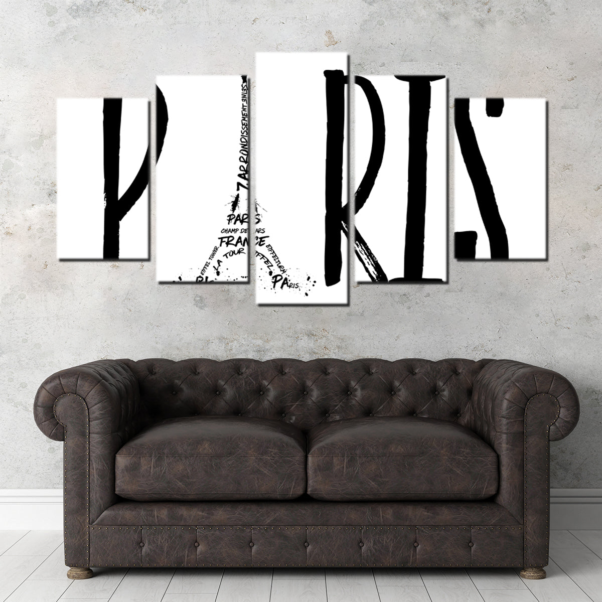 PARIS Typography Wall Art