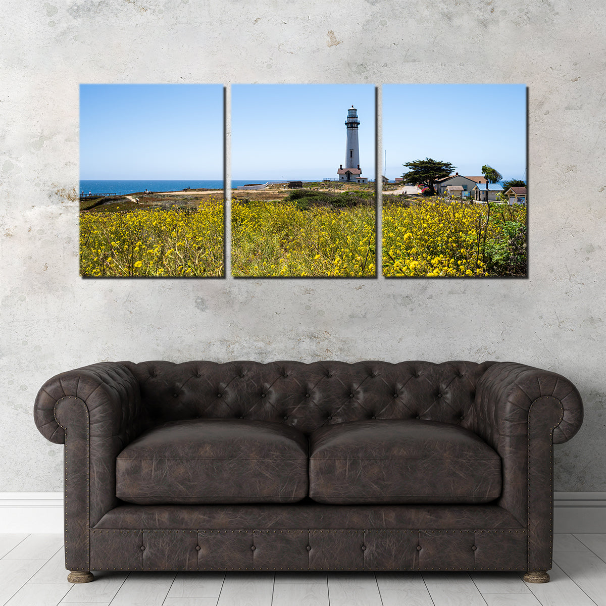 Pacific Coast Hwy Lighthouse Wall Art