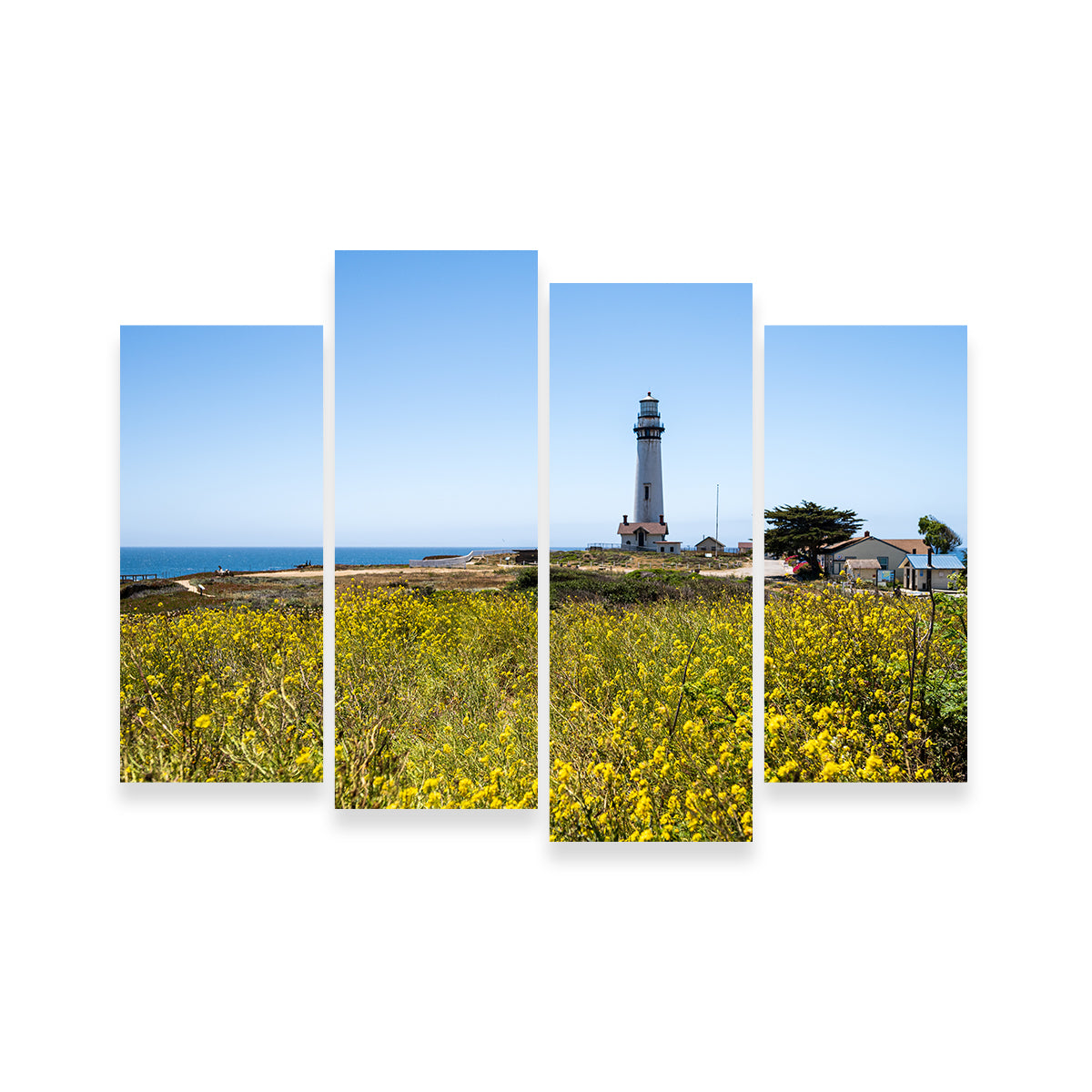 Pacific Coast Hwy Lighthouse Wall Art