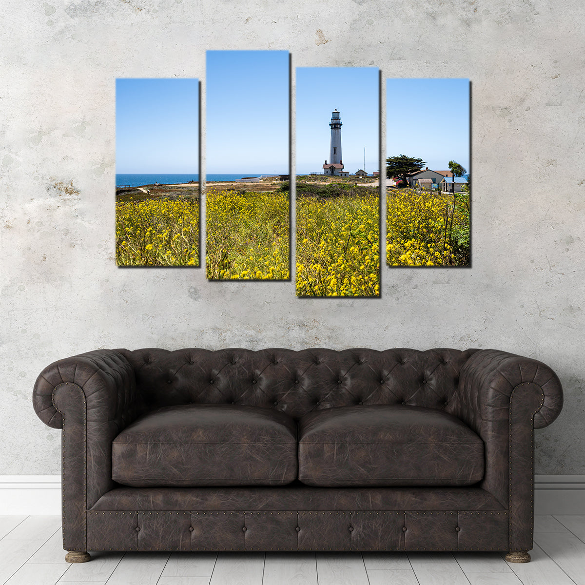 Pacific Coast Hwy Lighthouse Wall Art