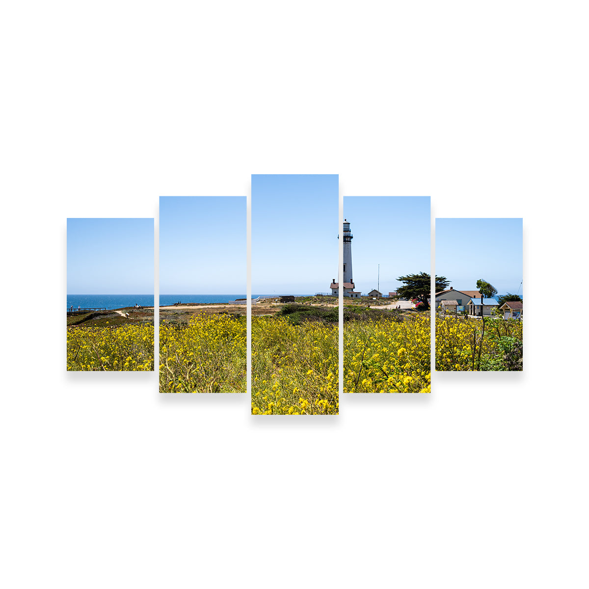 Pacific Coast Hwy Lighthouse Wall Art