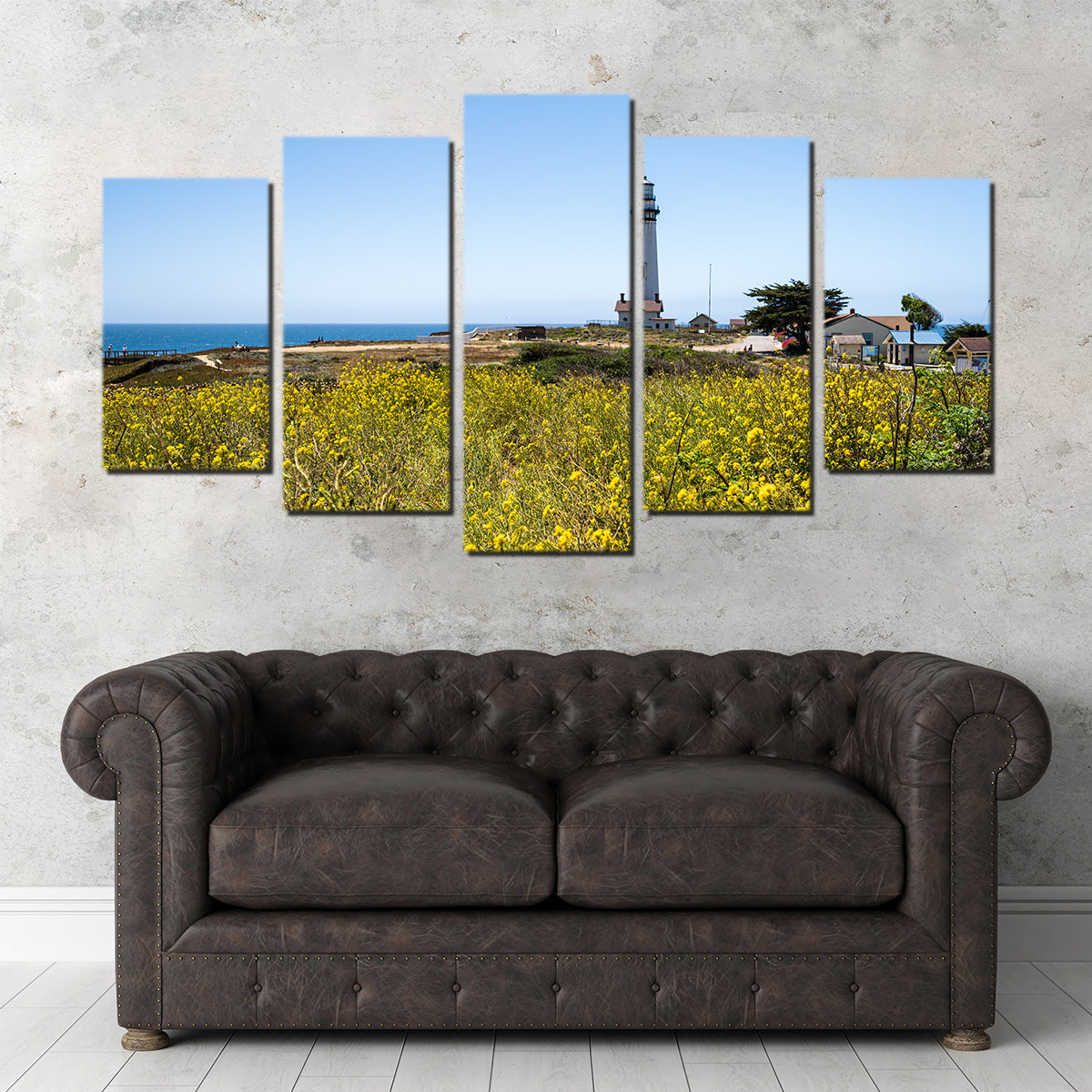 Pacific Coast Hwy Lighthouse Wall Art