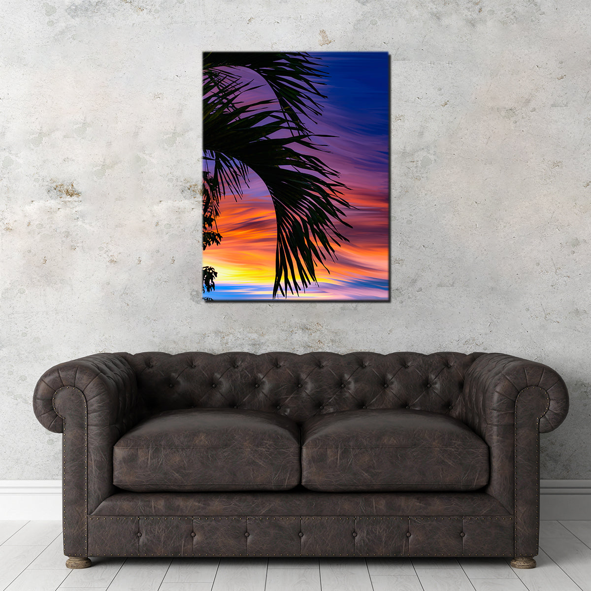 Painted Palm Wall Art