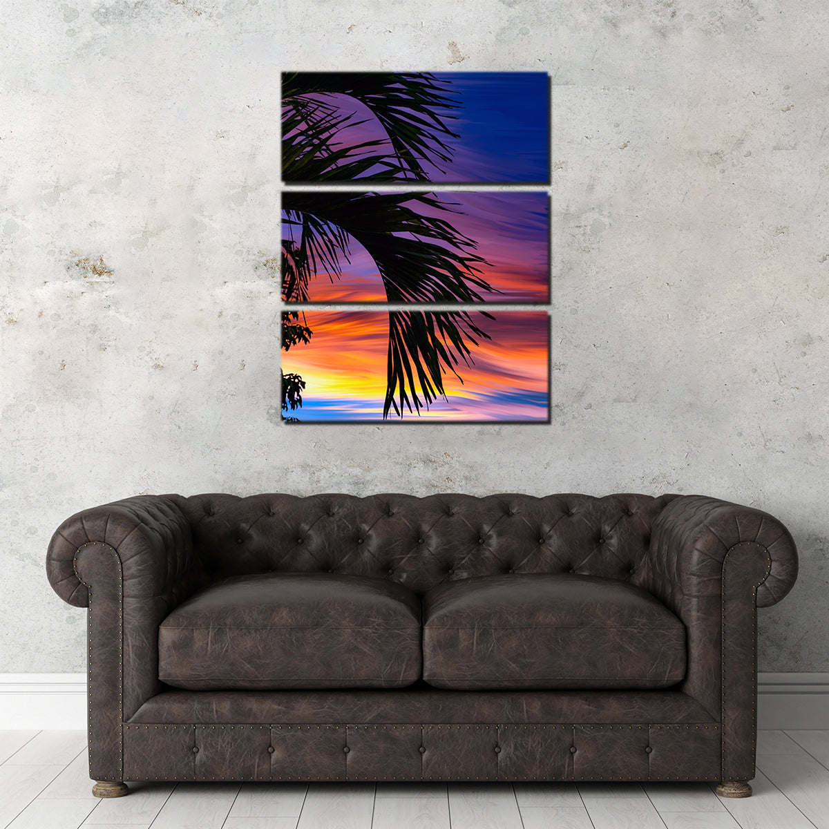 Painted Palm Wall Art