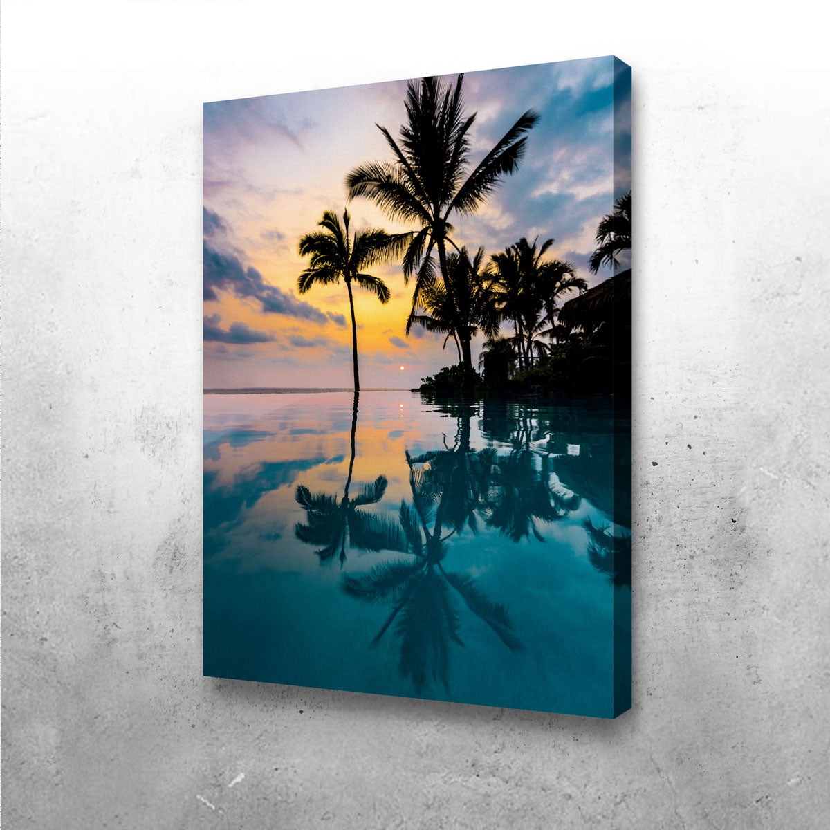 Palm Tree Reflection Wall Art