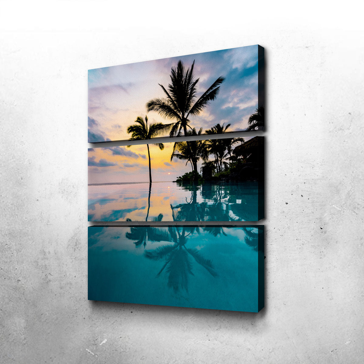 Palm Tree Reflection Wall Art