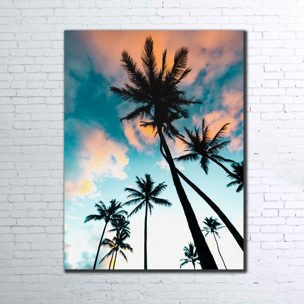 Palm Tree Sunrise Wall Art
