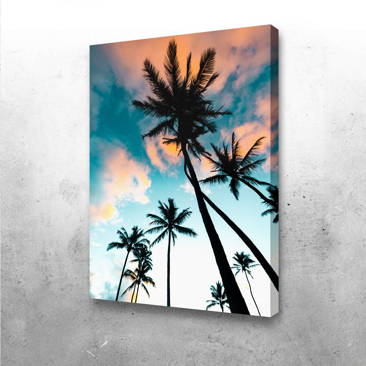Palm Tree Sunrise Wall Art