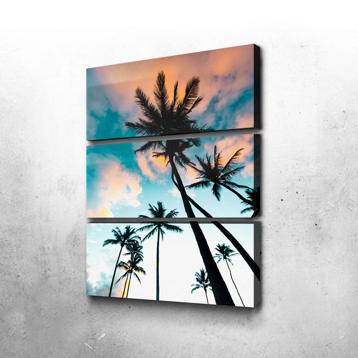 Palm Tree Sunrise Wall Art