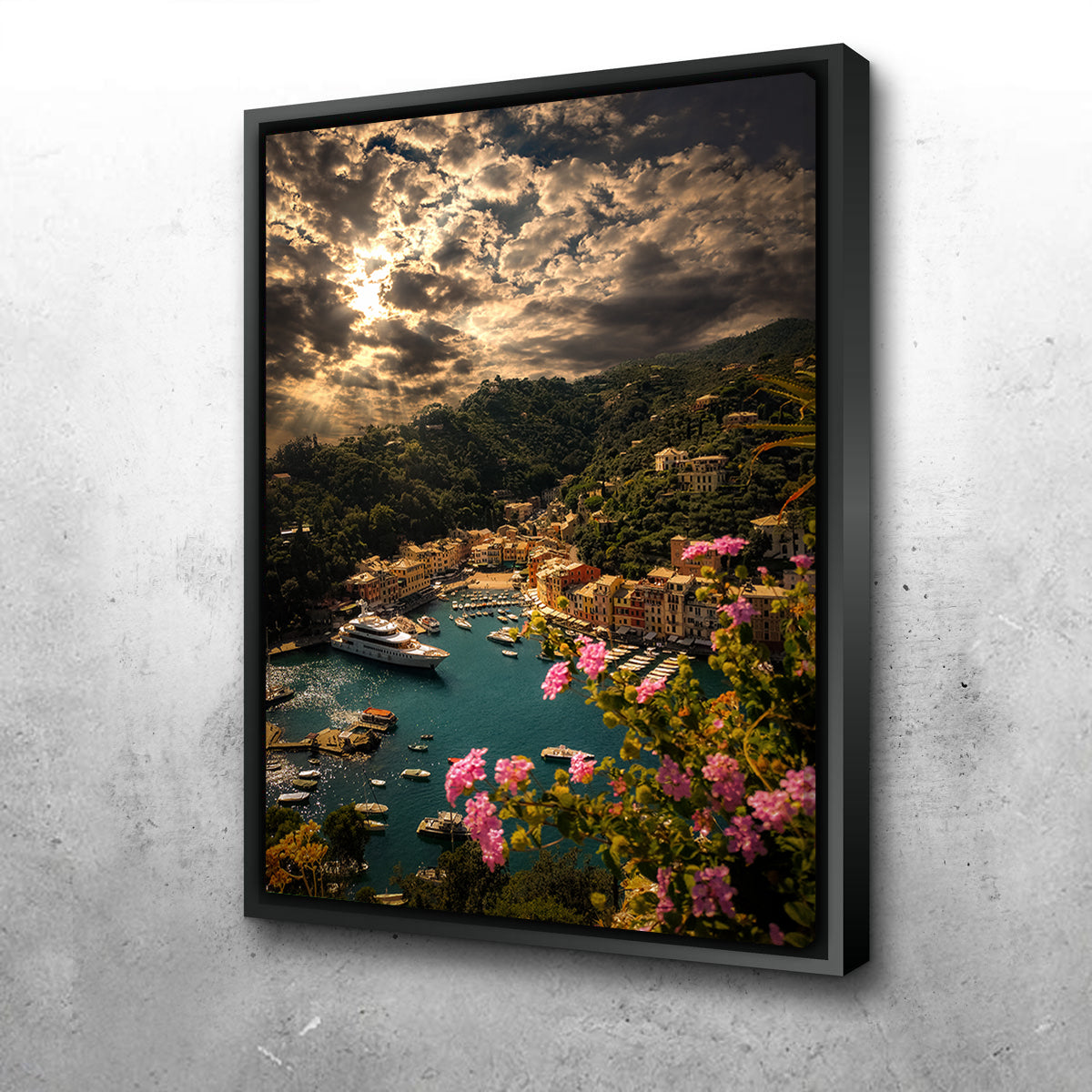 Panorama Of Portofino Wall Art