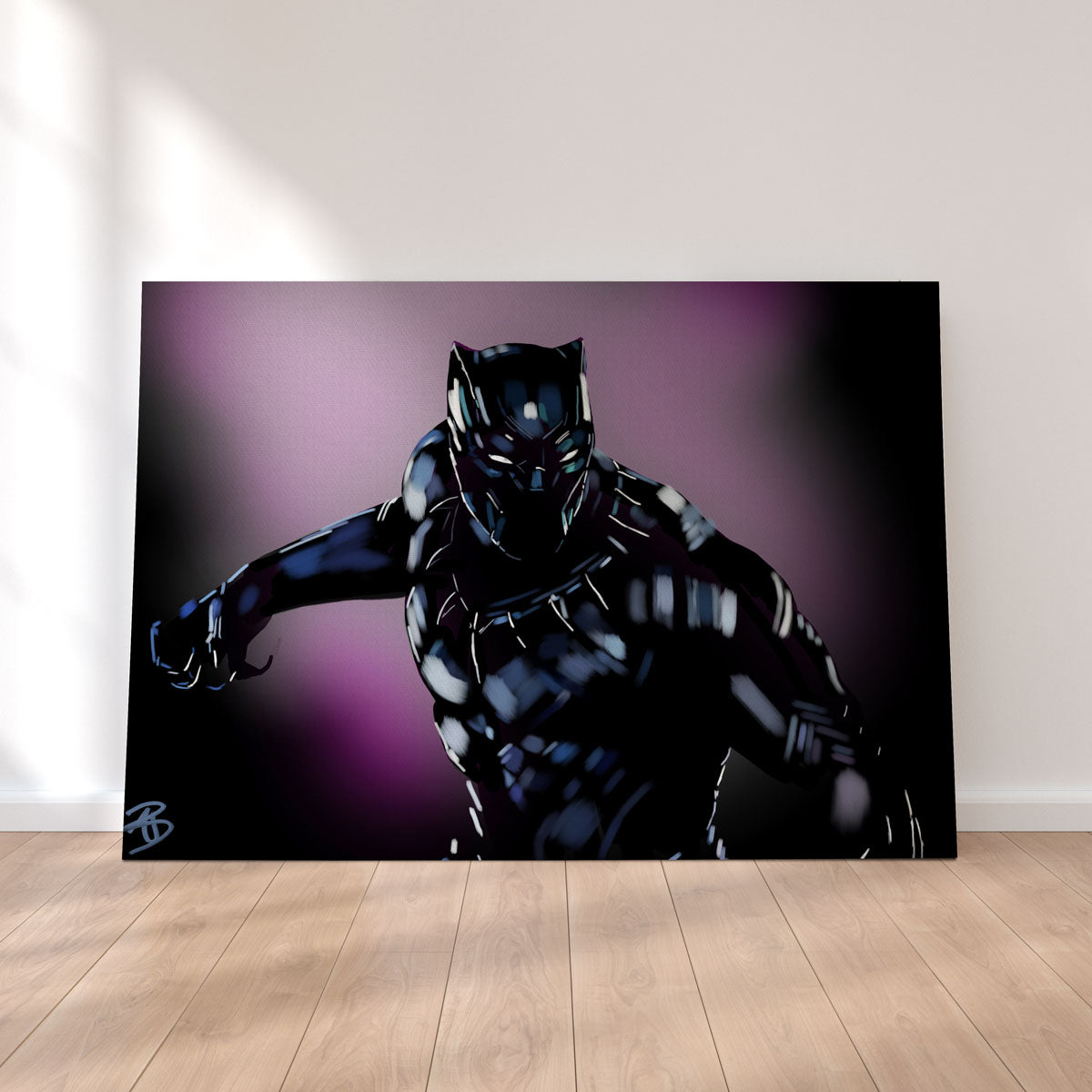 Panther in Purple Wall Art