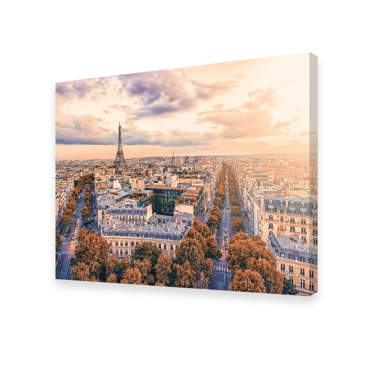Paris Sunset Wall Art