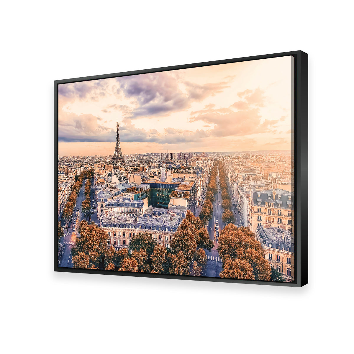 Paris Sunset Wall Art
