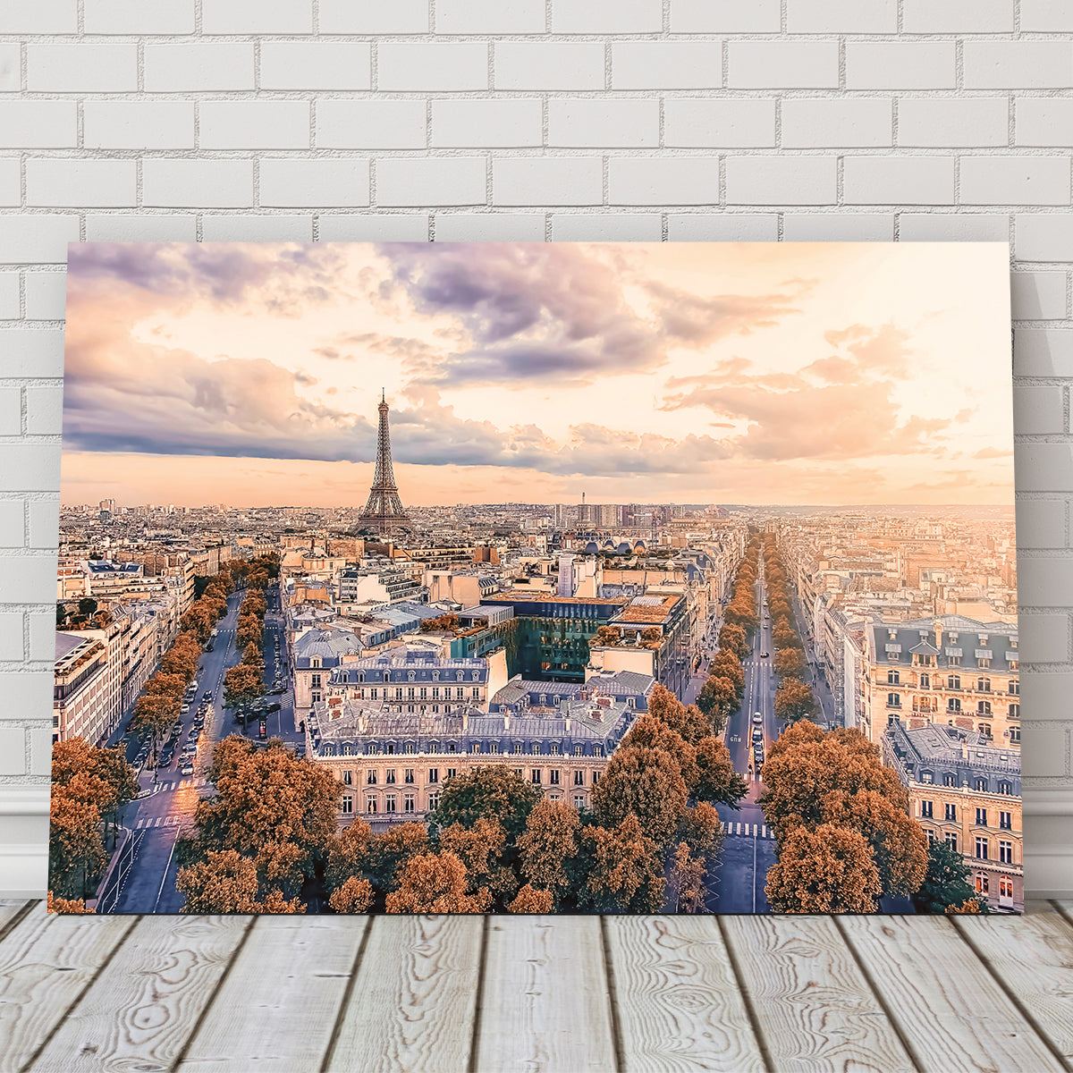 Paris Sunset Wall Art