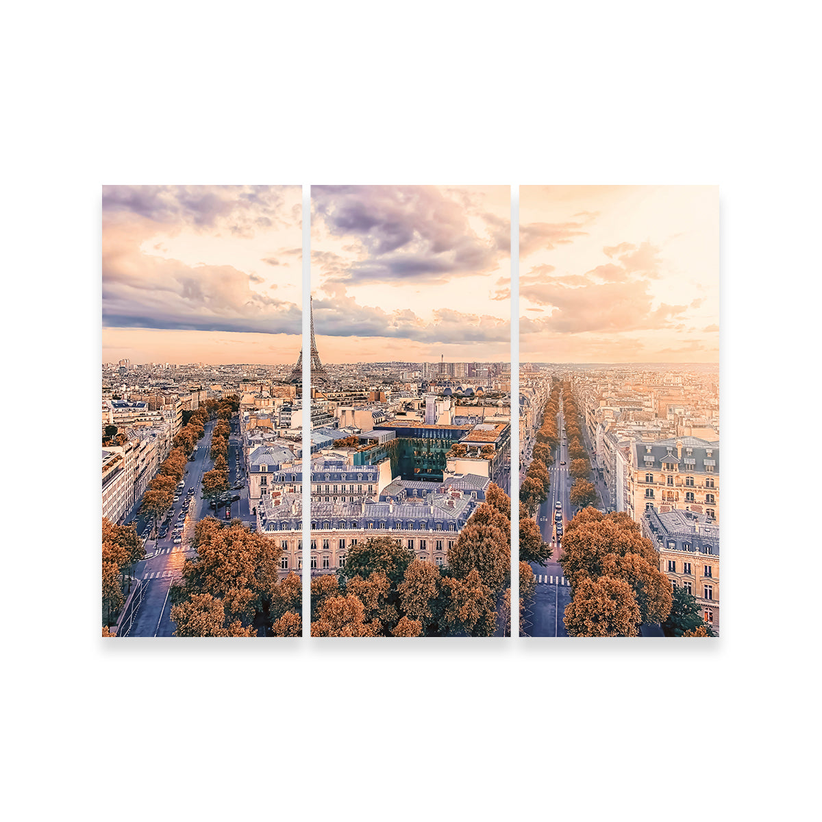 Paris Sunset Wall Art
