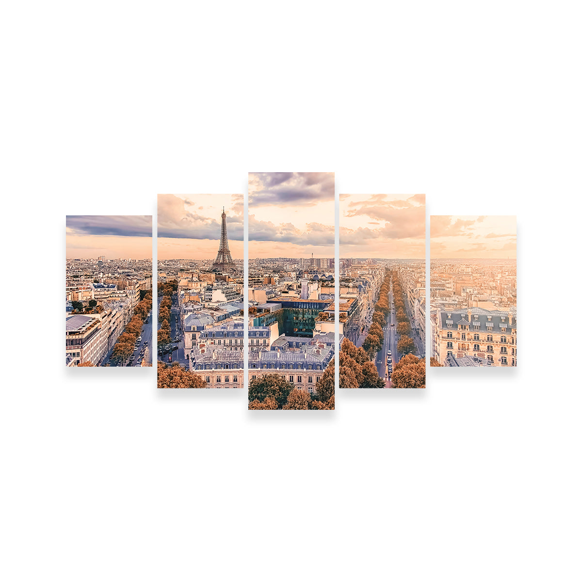 Paris Sunset Wall Art