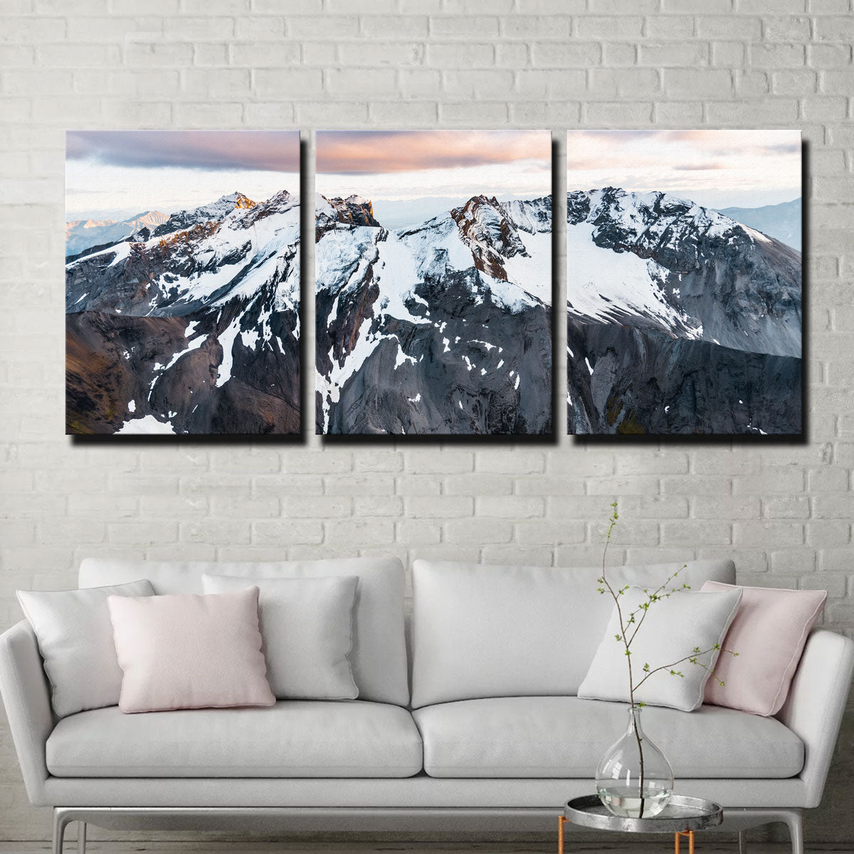 Pastel Mountaintop Wall Art