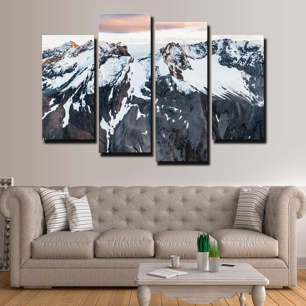 Pastel Mountaintop Wall Art