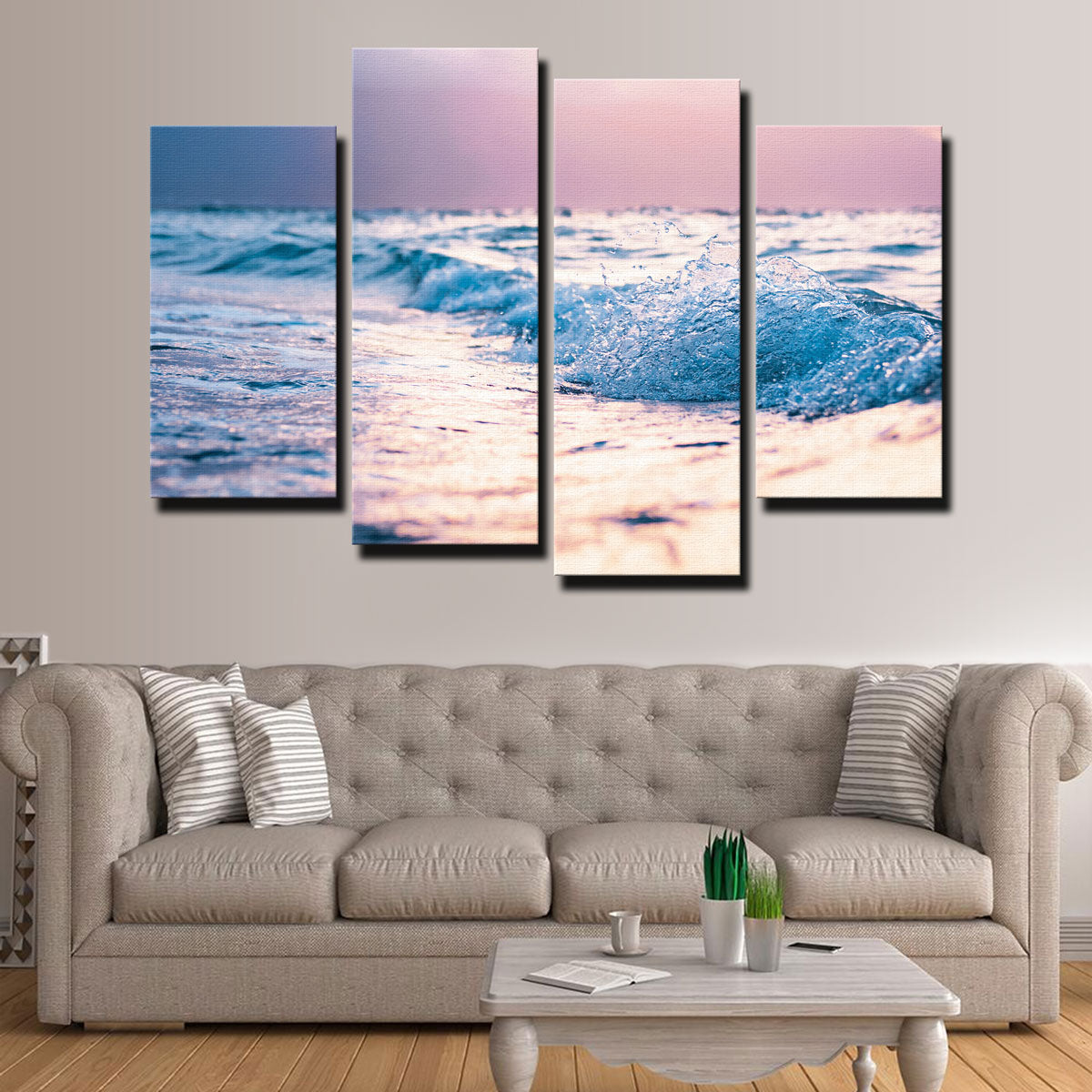 Pastel Waves Wall Art