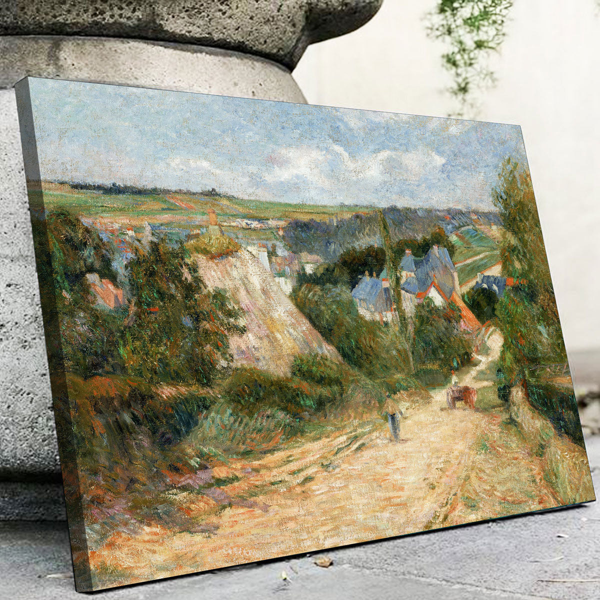 Entrance to the Village of Osny Wall Art