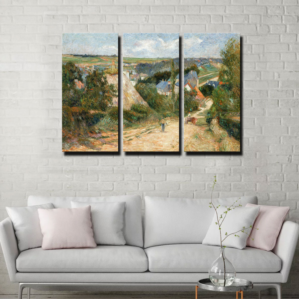 Entrance to the Village of Osny Wall Art