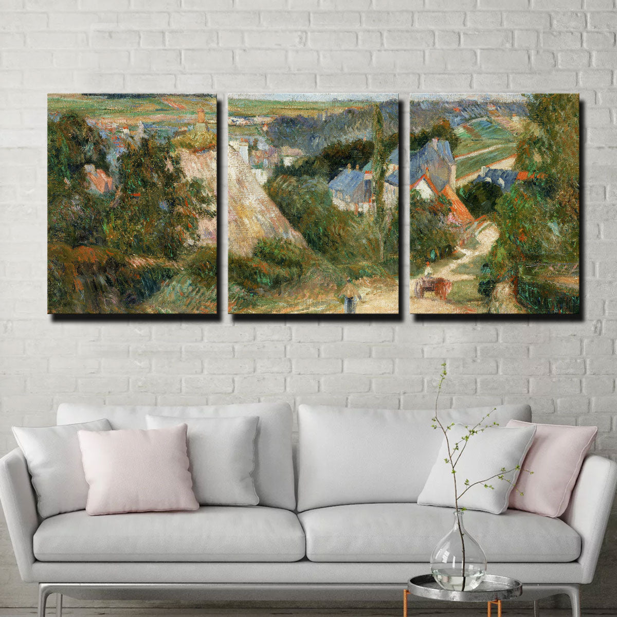 Entrance to the Village of Osny Wall Art