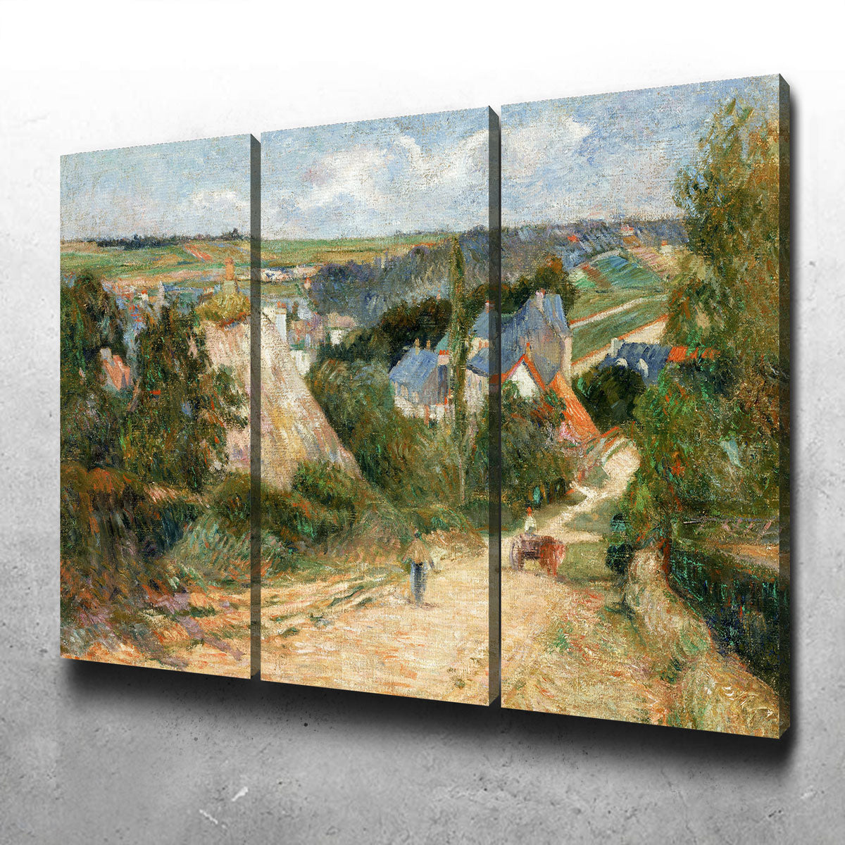 Entrance to the Village of Osny Wall Art