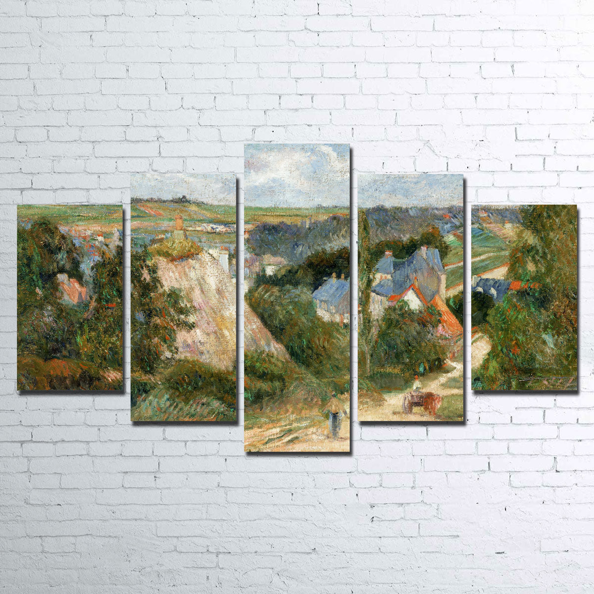 Entrance to the Village of Osny Wall Art