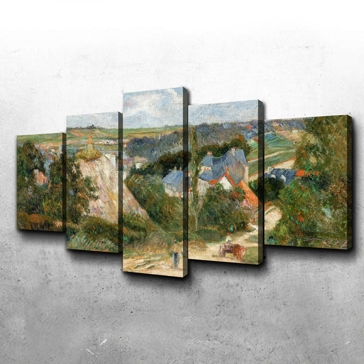 Entrance to the Village of Osny Wall Art