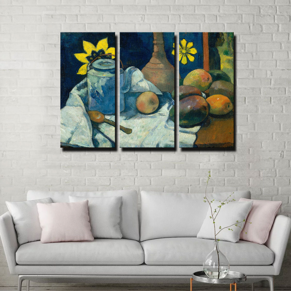 Still Life with Teapot and Fruit Wall Art