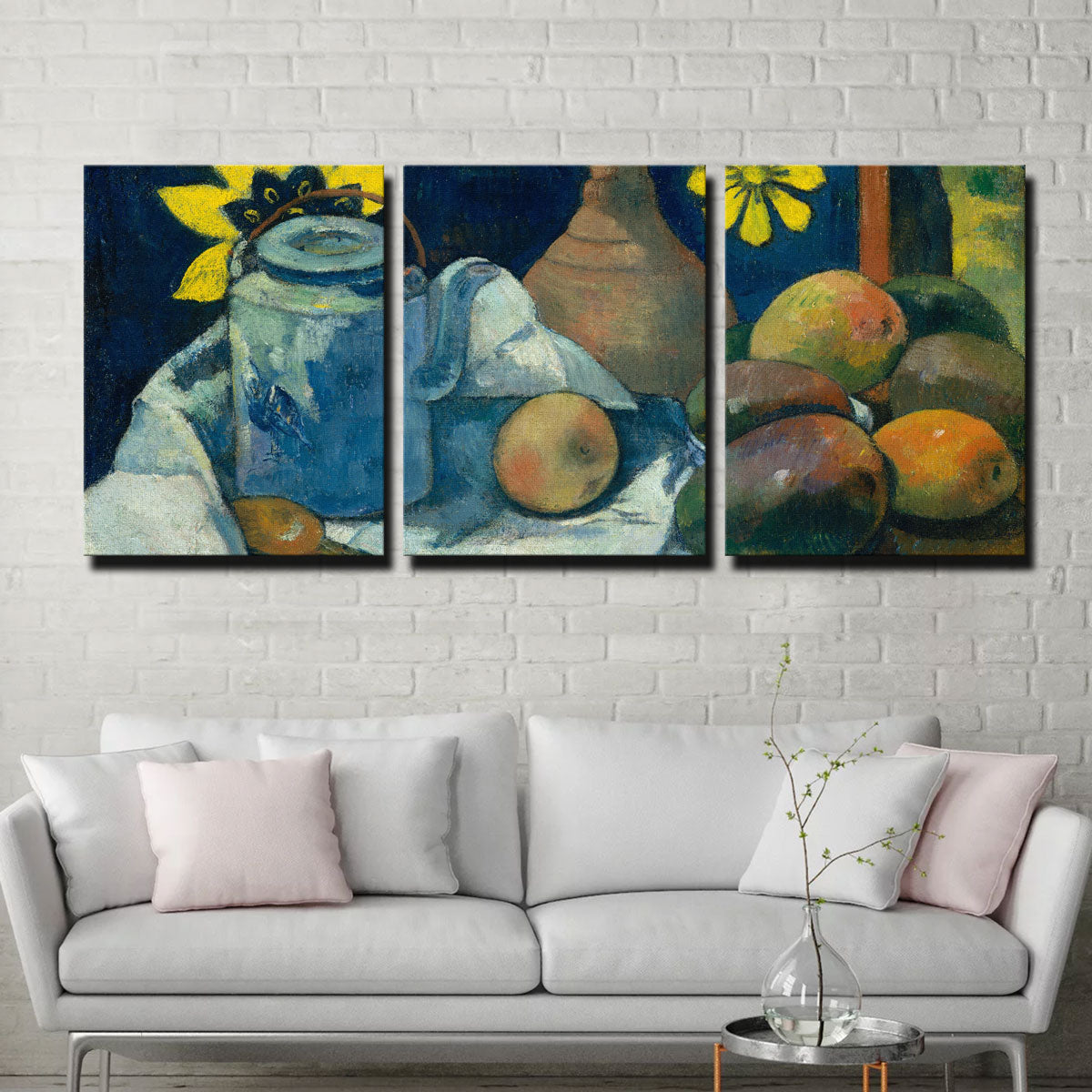 Still Life with Teapot and Fruit Wall Art