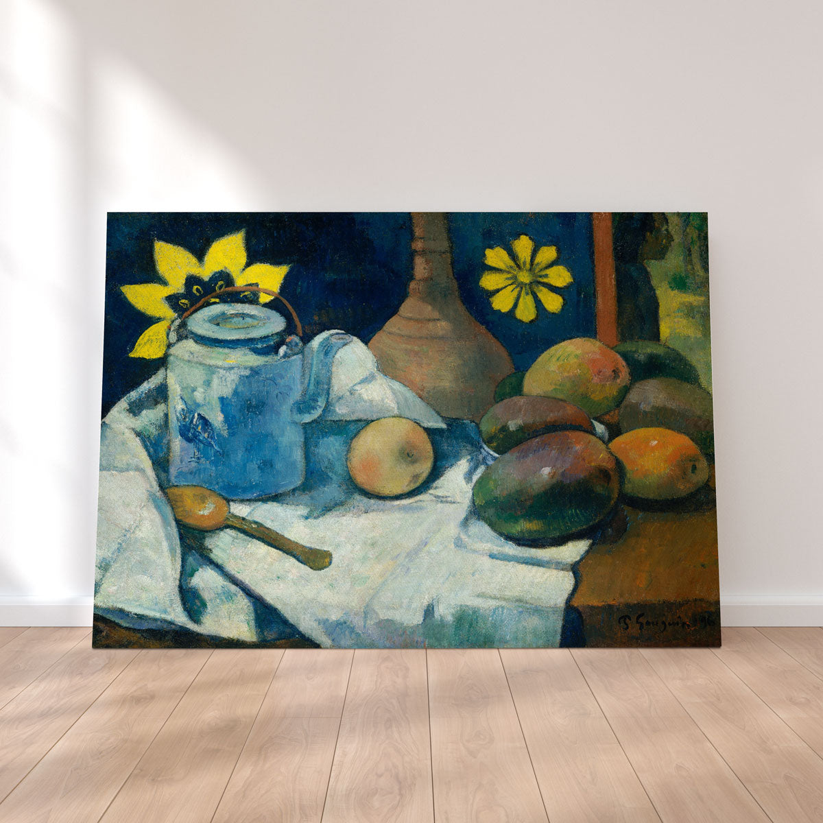 Still Life with Teapot and Fruit Wall Art