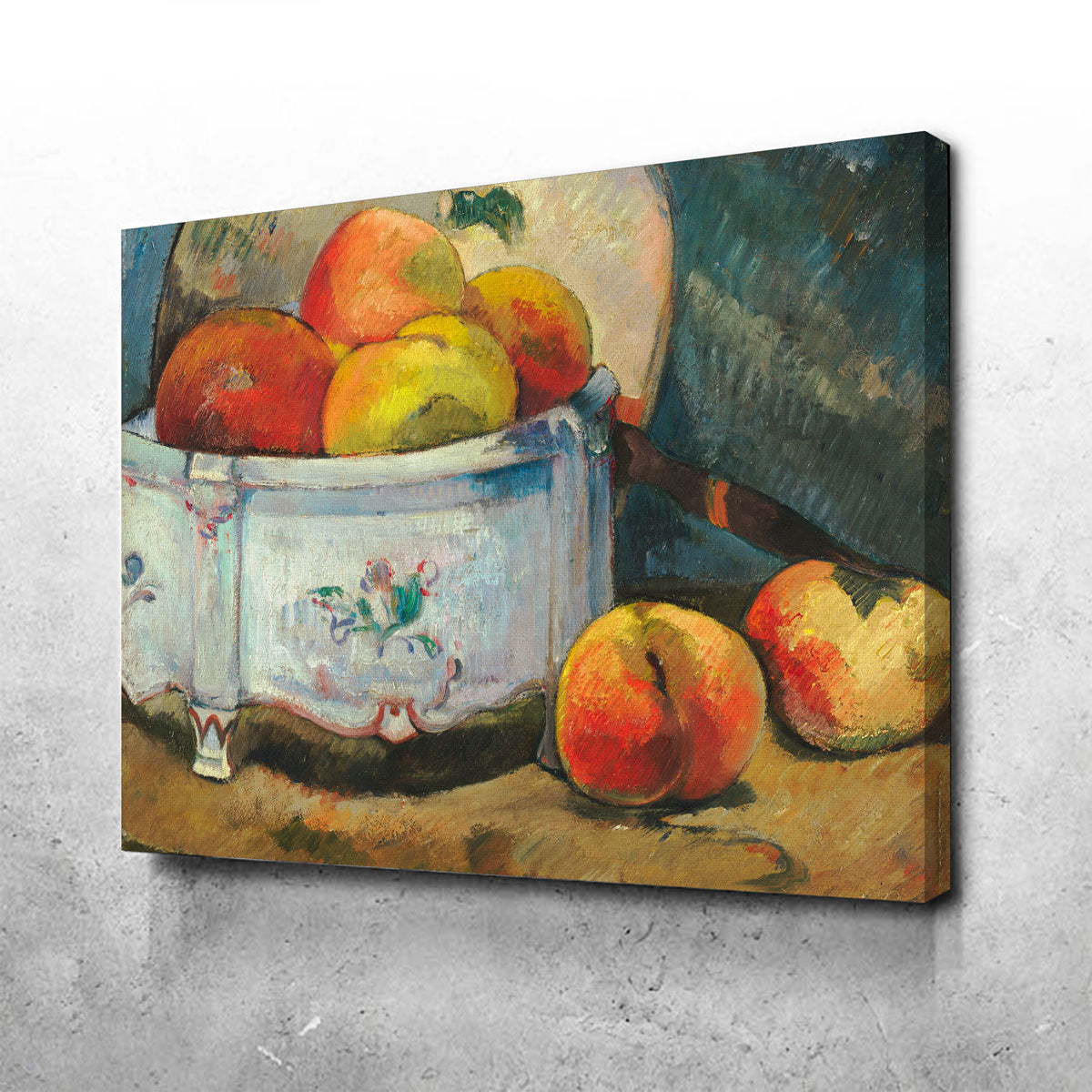 Still Life With Peaches Wall Art