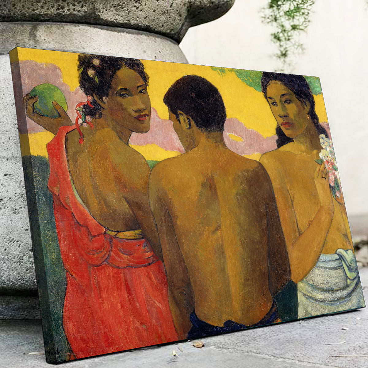 Three Tahitians Wall Art