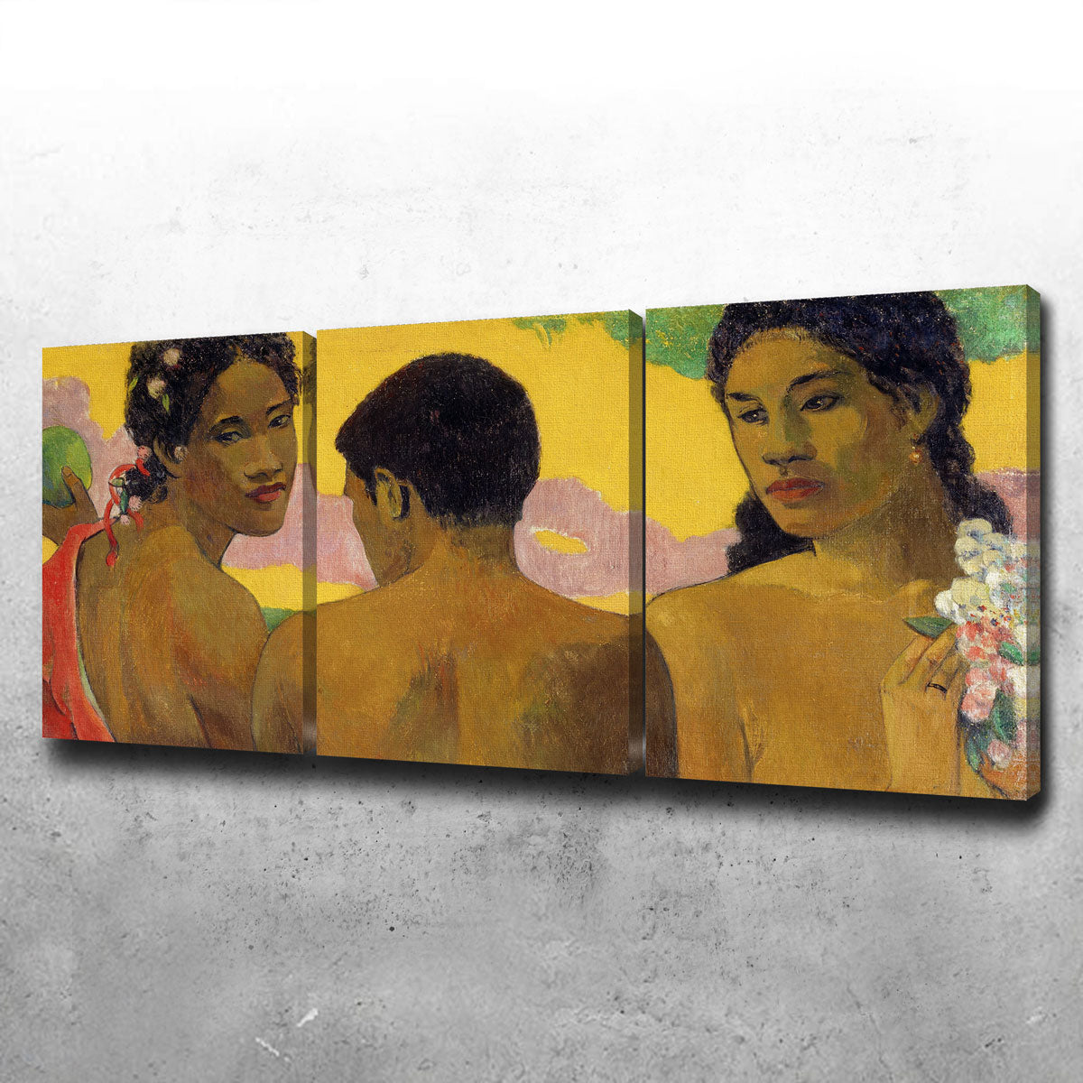 Three Tahitians Wall Art
