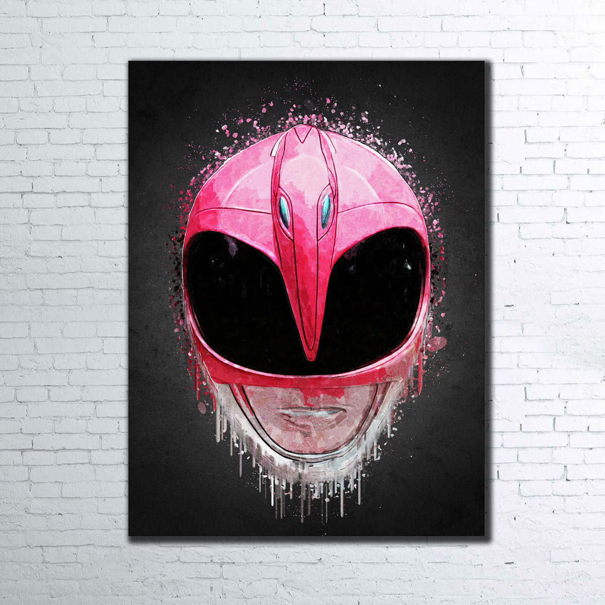 Pink Ranger Portrait Wall Art