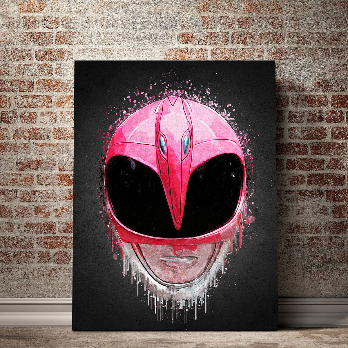 Pink Ranger Portrait Wall Art