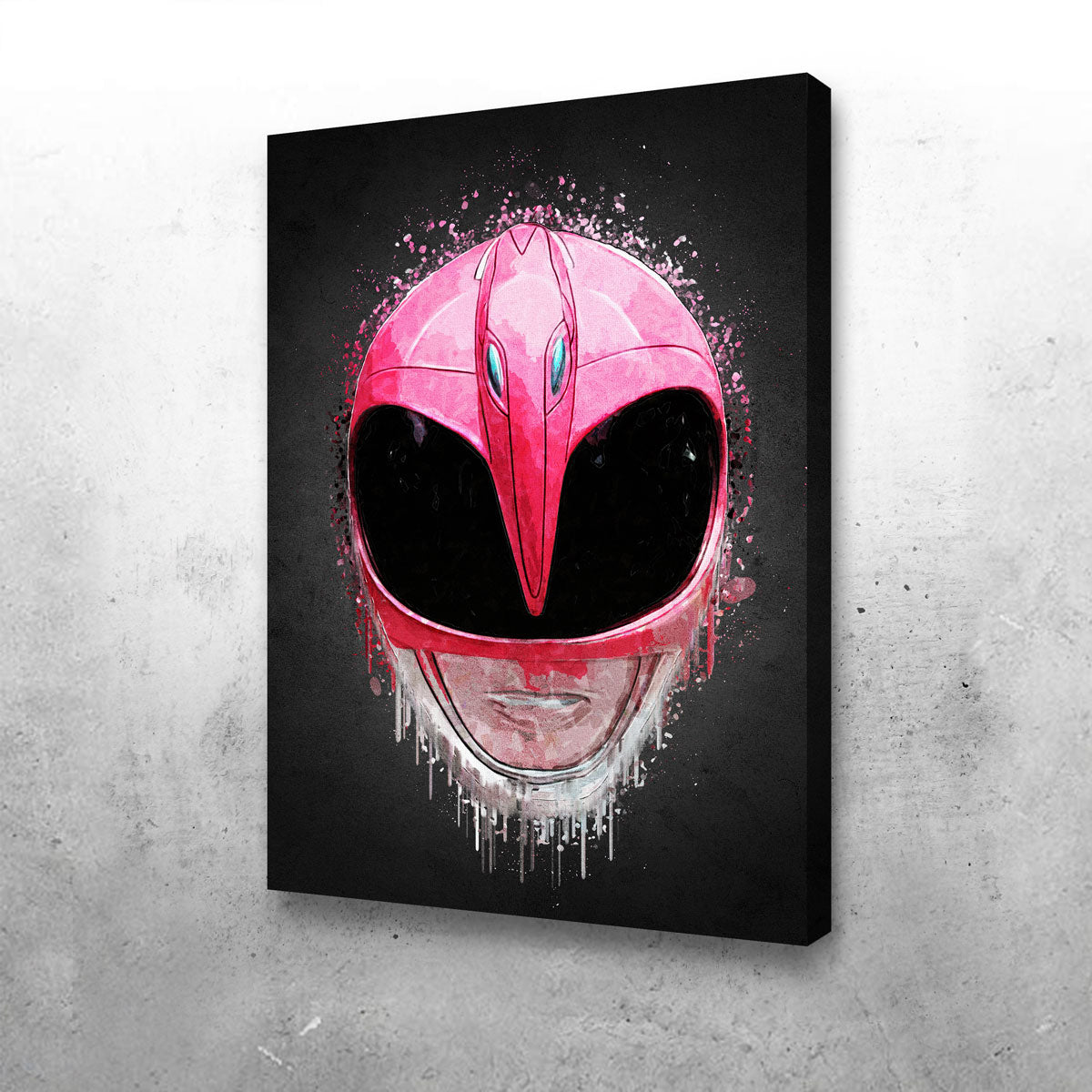 Pink Ranger Portrait Wall Art
