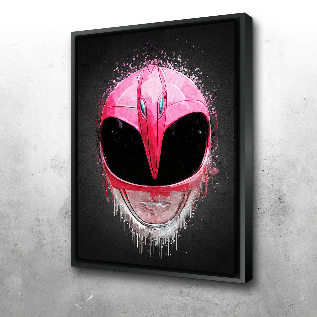 Pink Ranger Portrait Wall Art