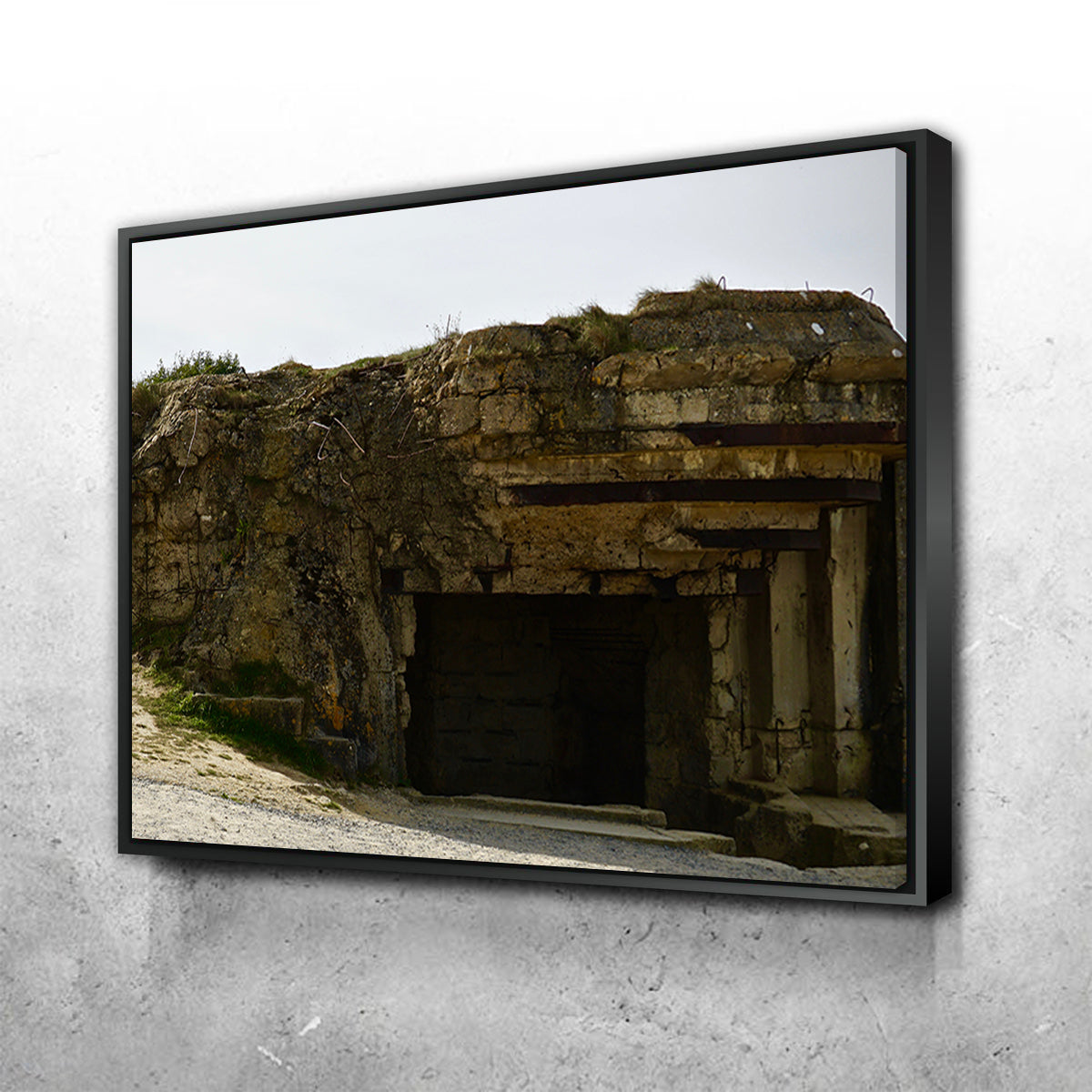 Pointe du Hoc German Bunker Wall Art
