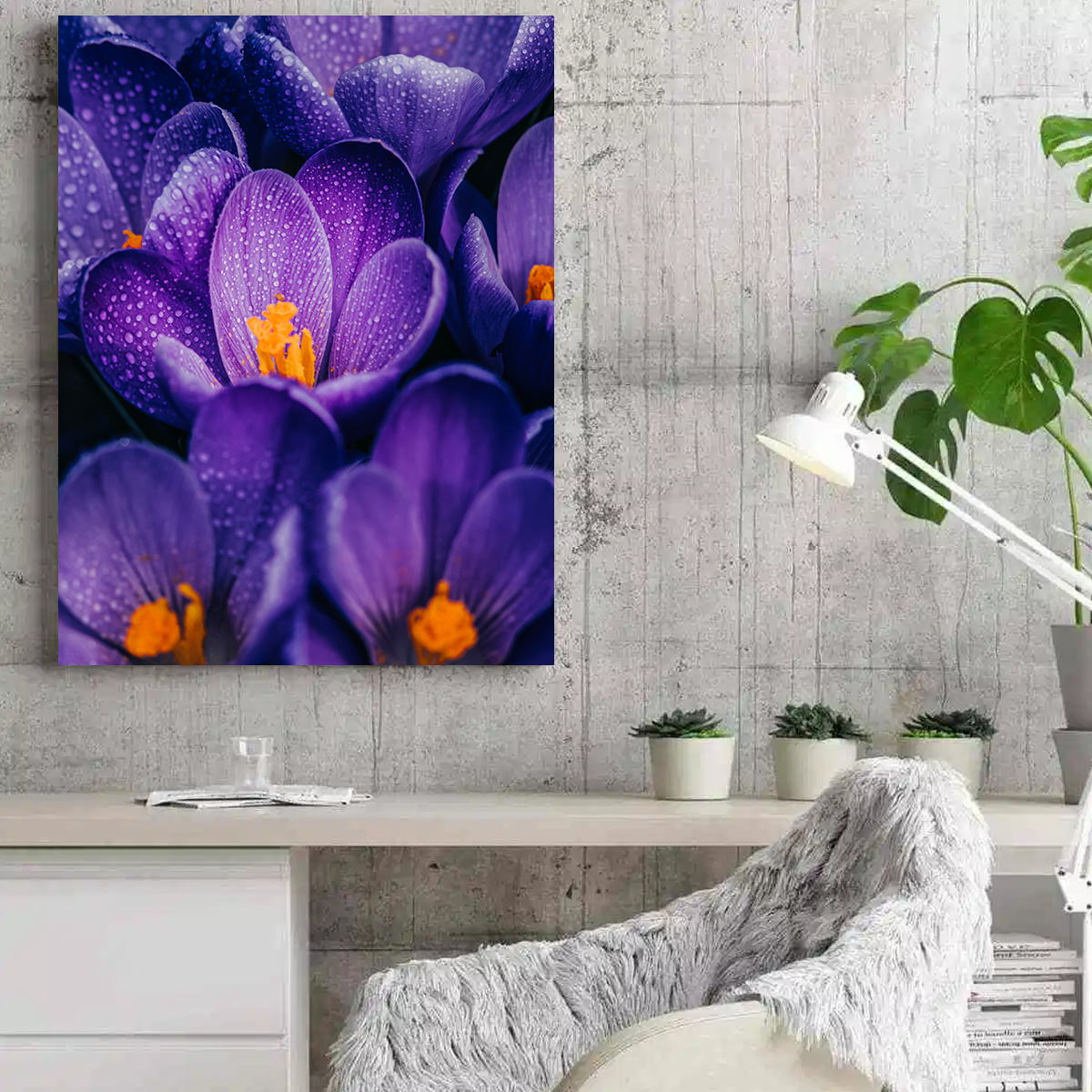 Pollen Purple Wall Art