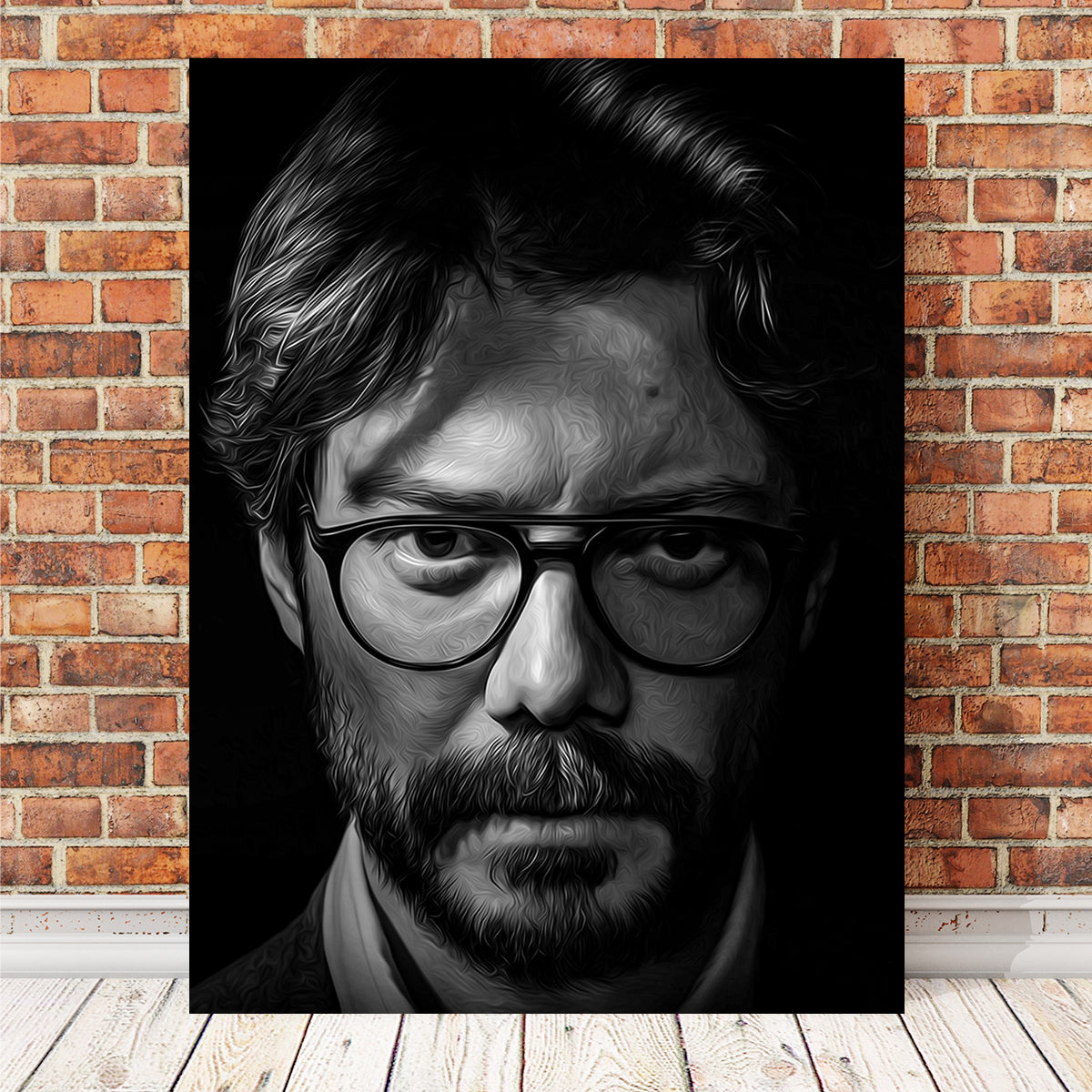 Portrait Casa Del Papel Wall Art